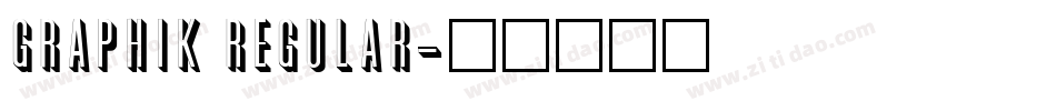 Graphik Regular字体转换